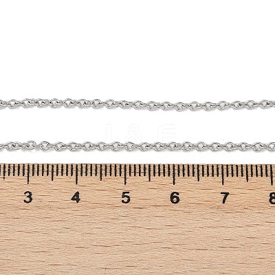 316 Surgical Stainless Steel Cable Chain Necklaces NJEW-JN01047-03-1