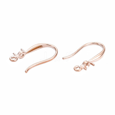 316 Surgical Stainless Steel Hook with Rhinestone Settings and Horizontal Loop STAS-N092-134RG-1
