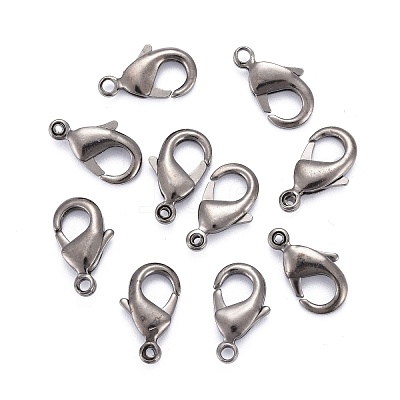 Brass Lobster Claw Clasps KK-903-B-NF-1