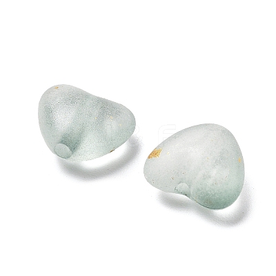 Frosted Transparent Acrylic Beads OACR-F013-08-1