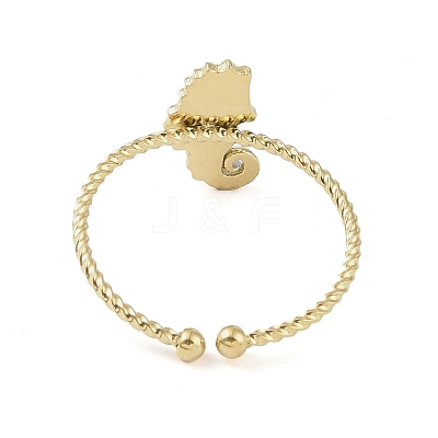 304 Stainless Steel Open Cuff Rings for Women RJEW-H229-02G-01-1