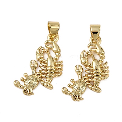 Brass Pendants KK-I358-057G-02-1
