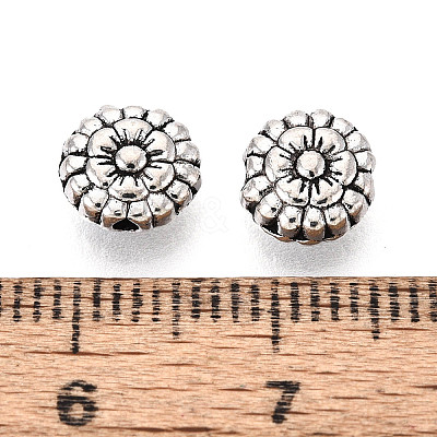 Tibetan Style Alloy Beads TIBEB-T004-12AS-1