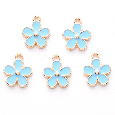 Alloy Enamel Charms X-ENAM-R059-02-RS-1