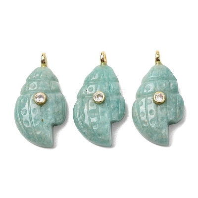 Natural Mixed Stone Carved Pendants G-H357-05G-1