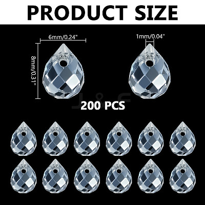 200Pcs Electroplate Glass Beads EGLA-HY0001-14-1