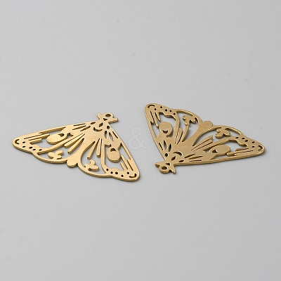 Hollow Brass Pendants KK-CJC0009-02C-03-1