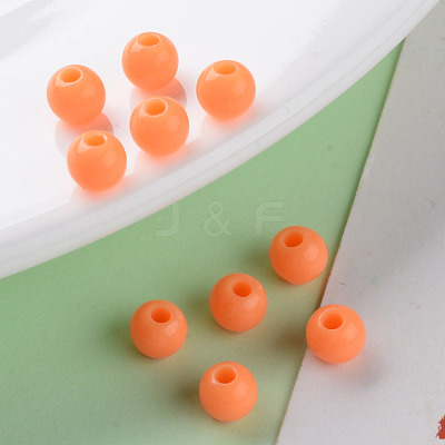 Opaque Acrylic Beads MACR-S370-C6mm-A11-1
