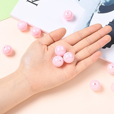 Solid Color Acrylic Beads PACR-S095-20mm-19-1