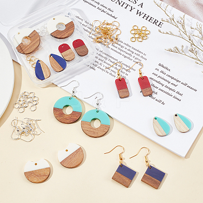 DIY Dangle Earring Making Kits DIY-OC0007-20-1