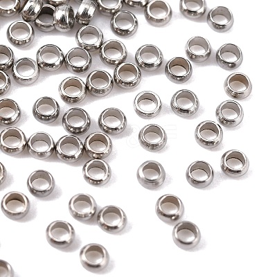 Tarnish Resistant 304 Stainless Steel Spacer Beads STAS-R065-30-1