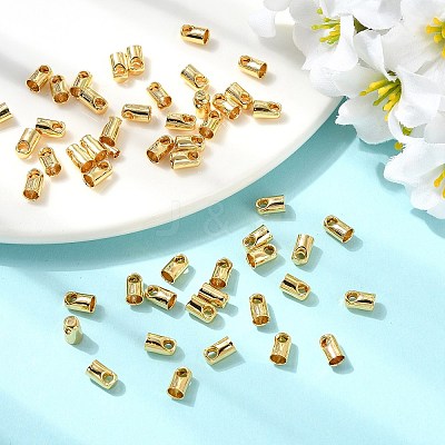 SHEGRACE Brass Cord Ends XGR0072G-67A-G-1