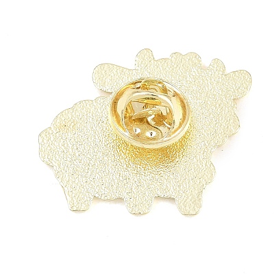 Cattle Enamel Pin JEWB-K036-02G-1
