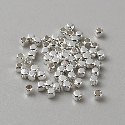 Cube Brass Beads KK-WH0081-64A-1
