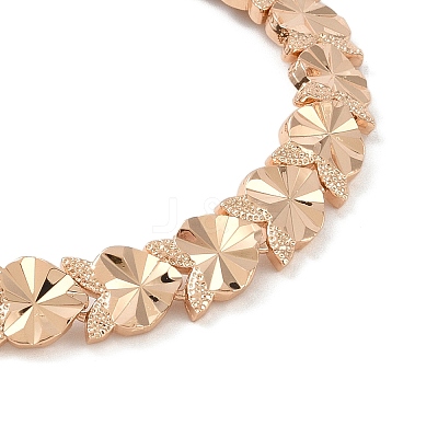 Brass Link Chain Bracelets for Women Men BJEW-P324-01K-KCG-1