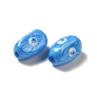 Opaque Glass Beads GLAA-E039-01B-1