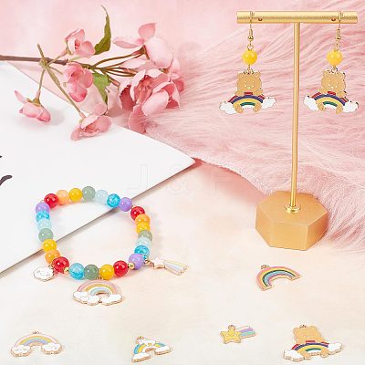 52Pcs 13 Style Alloy Pendants ENAM-SC0003-63-1