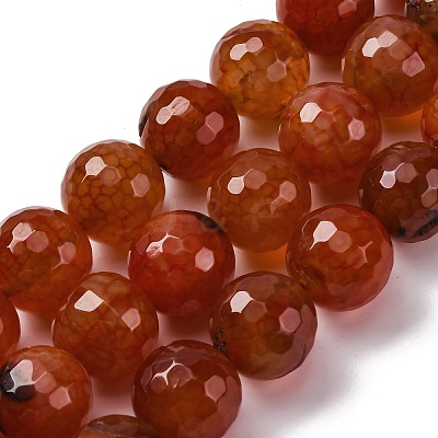 Natural Dragon Veins Agate(Dyed & Heated) Beads Strands G-K390-A02-01-1