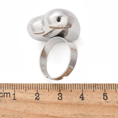 304 Stainless Steel Adjustable Rings RJEW-M067-01P-1