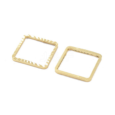 Brass Beads Frames KK-M288-01G-C-1
