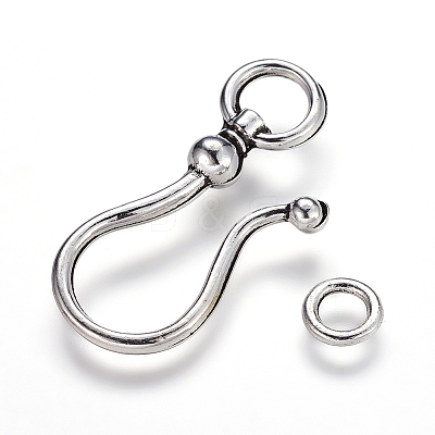 Tibetan Style S Hook Clasps LS-LF5091Y-NF-1
