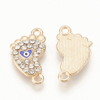 Jewelry Alloy Rhinestone Links connectors LS-ALRI-Q235-003G-1