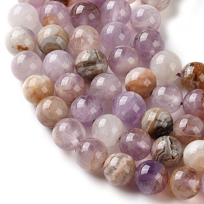 Natural Amethyst Lace Agate Beads Strands GG-CBABD99-04-10mm-1