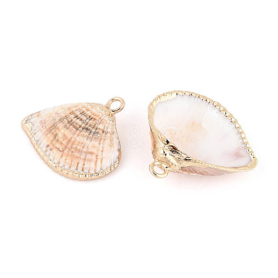 Natural Shell Pendants BSHE-T014-04-1