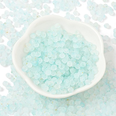 Frosted Glass Beads FGLA-D300-01B-1