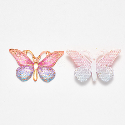 Transparent Acrylic Pendants TACR-R140-08E-1