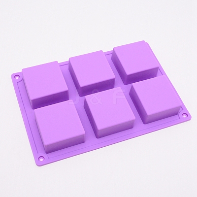 Square Food Grade Silicone Molds DIY-WH0181-32-1