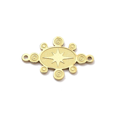 Ion Plating(IP) 304 Stainless Steel Connector Charms STAS-G347-13G-1