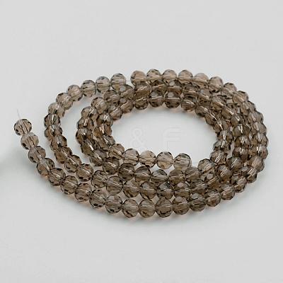 Transparent Glass Bead Strands GLAA-G013-8mm-63-1