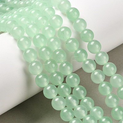 Natural & Dyed Malaysia Jade Bead Strands G-A146-8mm-A26-1