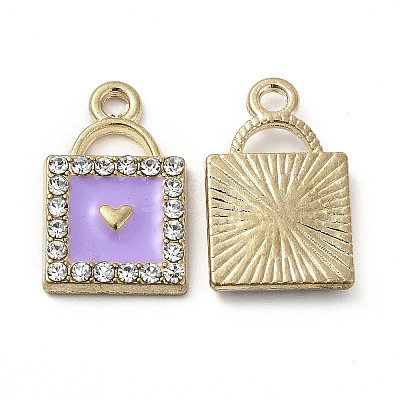 Alloy Enamel Pendants ENAM-B050-05G-1