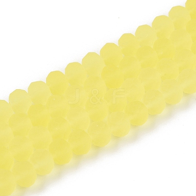 Transparent Glass Beads Strands X-EGLA-A044-T8mm-MD29-1