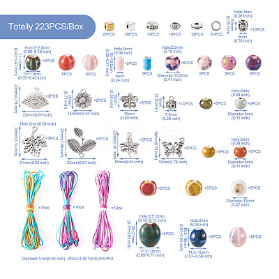 DIY Braided Bracelet Making Kit DIY-TA0003-91-1