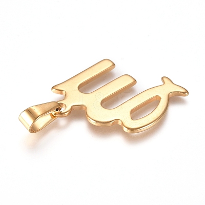 304 Stainless Steel Pendants STAS-L210-06E-G-01-1