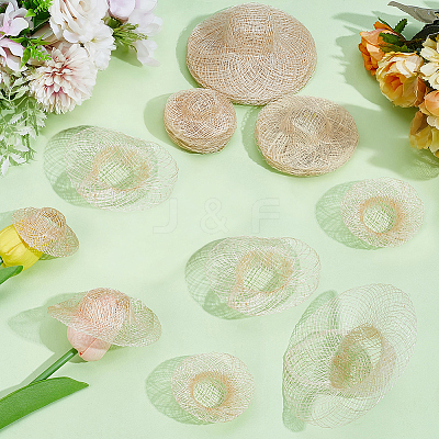 30Pcs 3 Styles Doll Straw Hat DIY-CY0002-34-1