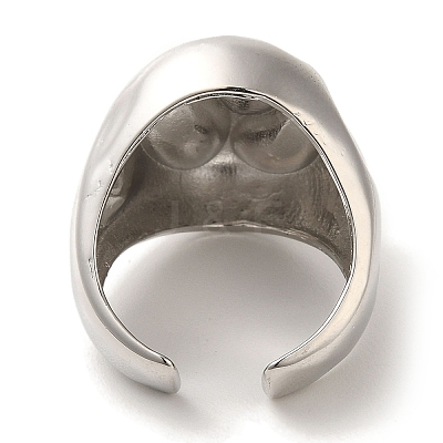 Rack Plating Brass Cuff Rings RJEW-H228-19P-1