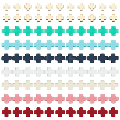 70Pcs 7 Colors Synthetic Coral Beads CORA-ME0001-02-1