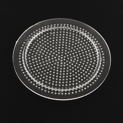 Flat Round Pegboards for 3x2.5mm Mini Fuse Beads X-DIY-Q009-06-1