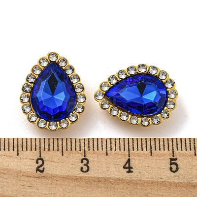 Acrylic Rhinetsone Cabochons FIND-C054-02G-01-1