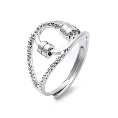 Rotatable Finger Cuff Rings for Women RJEW-S402-01P-1