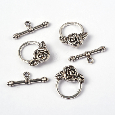 Tibetan Style Toggle Clasps LS-LF0026Y-NF-1
