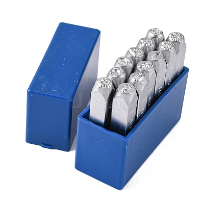 Iron Metal Stamps AJEW-L060-03I-1