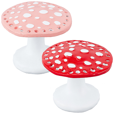 2Pcs 2 Colors Resin Earring Display Stands EDIS-CP0001-01-1