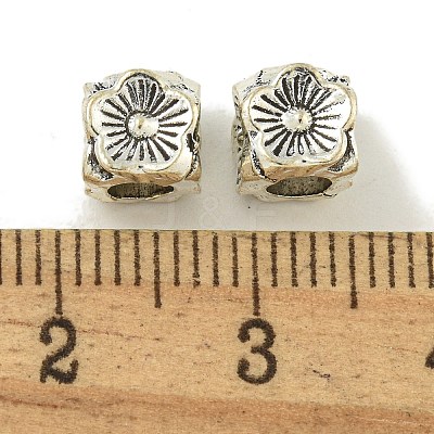 Tibetan Style Alloy Beads FIND-U015-32AS-1