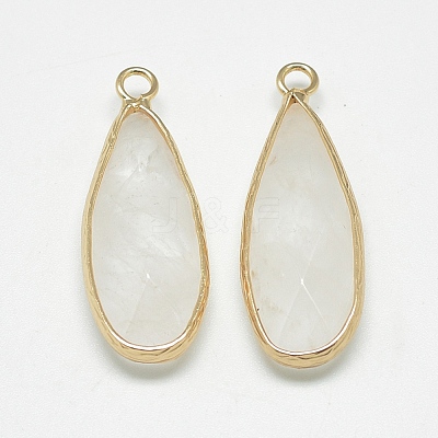 Natural Quartz Crystal Pendants G-Q494-55A-1
