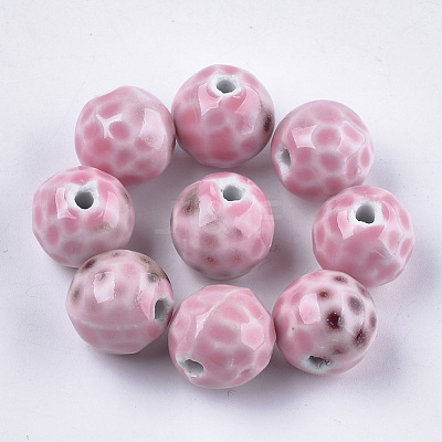 Handmade Porcelain Beads PORC-S498-22K-1